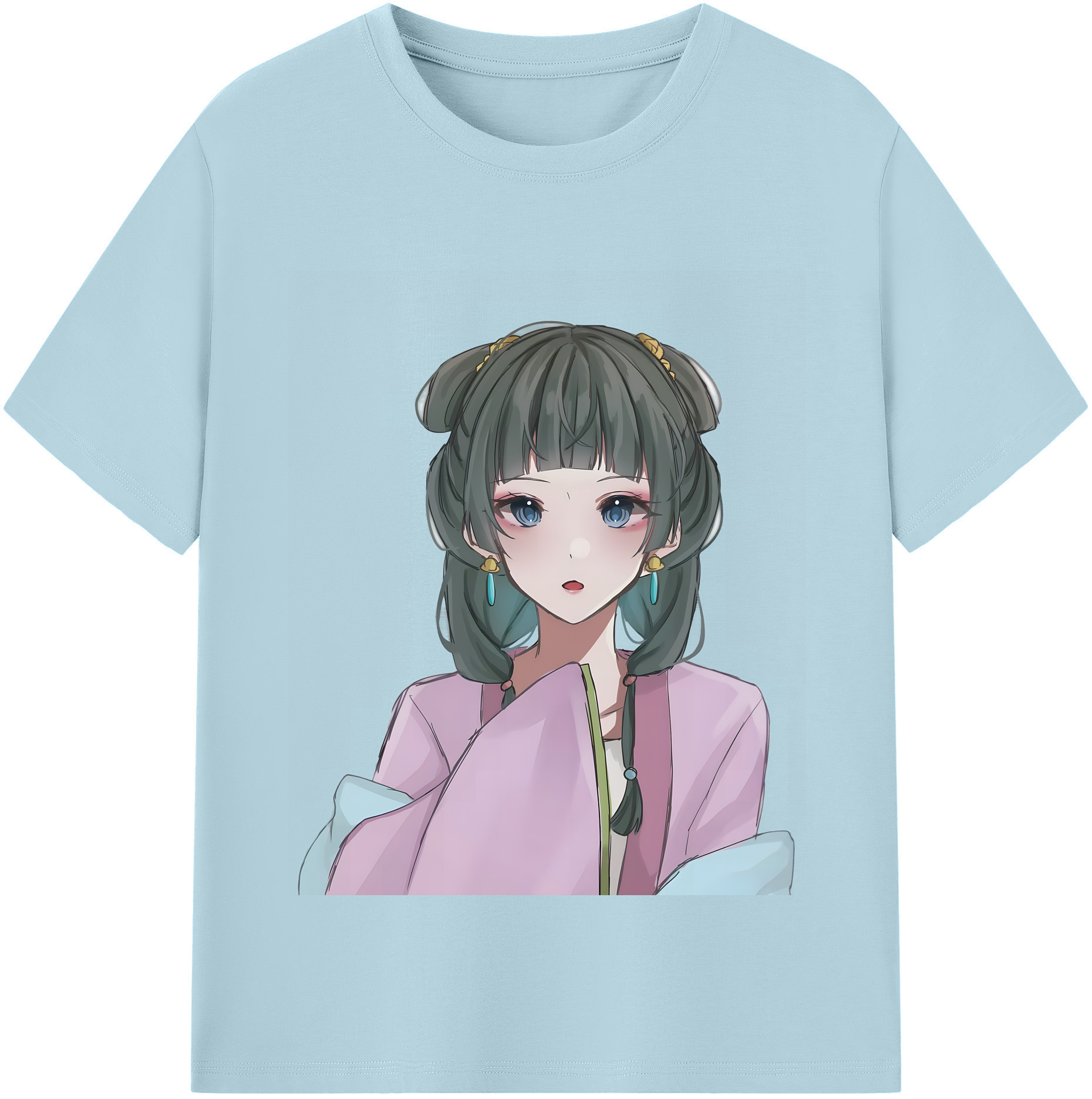 （画像用） 薬屋のひとりごと The Apothecary Diaries 綿100％半袖Tシャツ（フロントプリント）